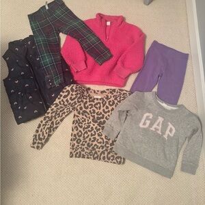 Girls Bundle 4T Janie & Jack, GAP Grayson Mini Primary, Old Navy Sweatshirts